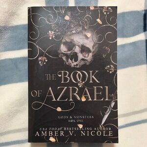 The Book of Azrael by Amber V. Nicole - Dark Cover Hardcover/Trade Paperback